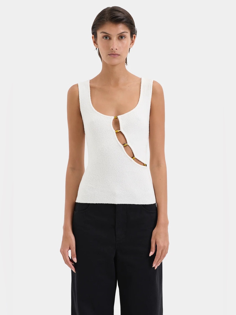 Sir the Label - CHIARA BEADED TANK - Picture 3 of 7